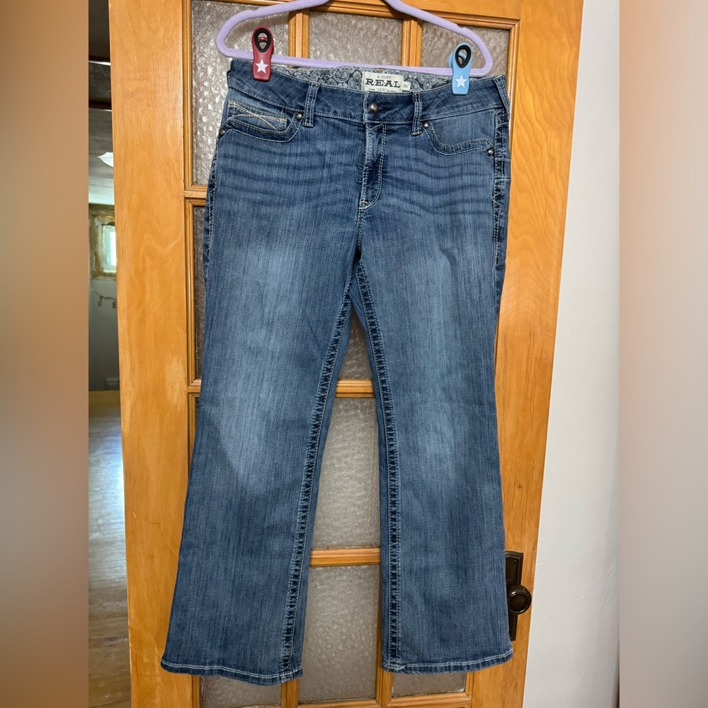 Ariat Women's Boot Cut Jeans in Classic Blue